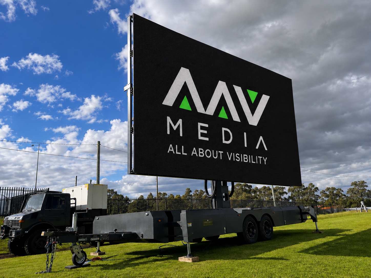 Big screen hire for the Eels versus Warriors live site in Sydney